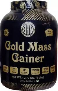 Body Building Nutrition Gold Mass Gainer with Increase Strenght & Power (6lbs, 2.72kg, Vanilla Flavor) Weight Gainers/Mass Gainers