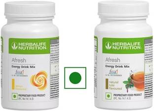 Herbal Nutrition Life Afresh Energy Drink Lemon + Tulsi Energy Bars