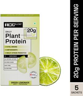 Ace Blend Daily Plant Protein Powder | 20g Protein | With Greens, Antioxidants, Probiotics Plant-Based Protein
