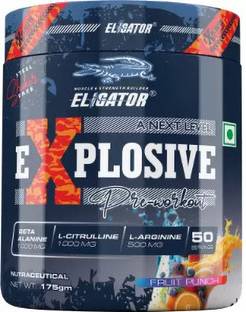 Eligator Explosive Pre Workout supplement Powder Pre-workout energy drink for men Energy Bars