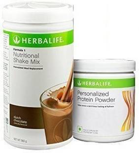 HERBALIFE Combo Of Chocolate Shake 500 Gm , Protein 200 Gm Protein Blends