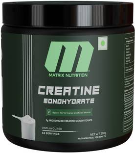 MATRIX NUTRITION Creatine Monohydrate Powder To Boost Performace & Mucle Recovery - 83 Servings Creatine