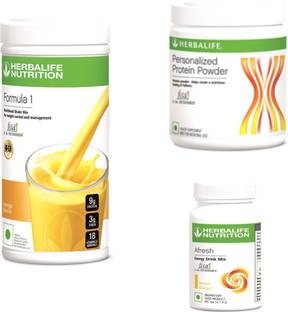 HERBALIFE Formula 1-Nutritional Shake Mix, & Dinoshake, & Personalized Protein Powder. Nutrition Bars
