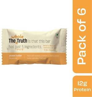 The Whole Truth Peanut Butter | Pack of 6 Protein Bars