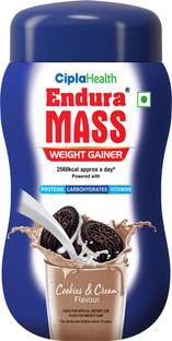 Endura Cookies & Cream 550 Grams Weight Gainers/Mass Gainers