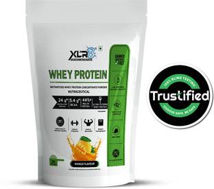XLR8 Whey Protein with 24 g protein, 5.4 g BCAA - 2 lbs / 907 g Whey Protein