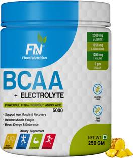 Floral Nutrition BCAA Supplement of L-Leucine,L-Isoleucine,L-Valine-Muscle Growth/Recovery BCAA