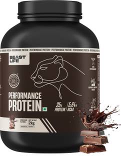 BeastLife Performance Protein Powder | Muscle Growth | High Absorption | 5.64g BCAA Whey Protein