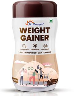 Dr. Morepen High Protein Gainer with 1:5 Real Weight Gain Formula Weight Gainers/Mass Gainers
