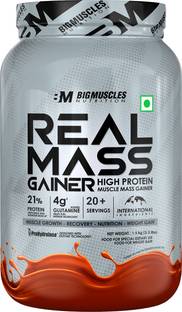 BIGMUSCLES NUTRITION Real Weight Gainers/Mass Gainers