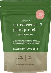 COSMIX No Nonsence Organic Pea & Rice Isolate Vegan No Added Sugar Plant-Based Protein