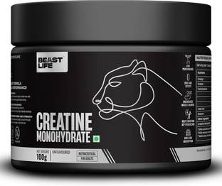 BeastLife Super Micronized Creatine Monohydrate Unflavoured 100g | NABL Lab Tested Creatine