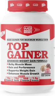 MB MUSCLE BUILDER'S Top Gainer For Bulk Mass Gain & Support Weight Gain With Rapid Muscle Growth. Weight Gainers/Mass Gainers