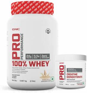 GNC Pro Performance 100% Whey + Creatine Monohydrate Combo Creatine