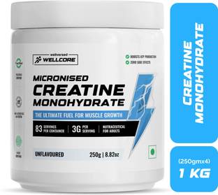 Wellcore Micronised Monohydrate | Lab Tested | Enhanced Absorption | 100% Pure Creatine