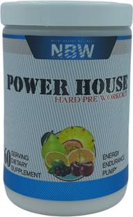 NBW POWERHOUSE Hard Pre Workout | Explosive Muscle Pump & Energy, Caffeinated Punch Pre Workout