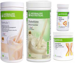 HERBALIFE Formula 1 Shake Vanilla + Protein Powder 200 G + Afresh- Ginger + Shake Mate Protein Shake