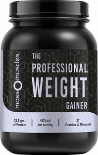 Massomuscles 100% professional Protein Weight Gainer Scientific formula Enriched BCCA Weight Gainers/Mass Gainers