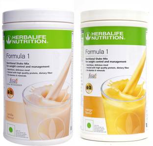 HERBALIFE Formula 1 shake mix Vanilla and Mango flavour for weigtt loss Protein Shake