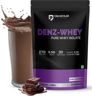 DENZOUR NUTRITION Denz-Whey Pure Whey Isolate Protein Powder Whey Protein