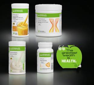 HERBALIFE F1 SHAKE MIX-MANGO,PP-200GM,GINGER AND SHAKEMATE (PACK OF 4) Protein Shake