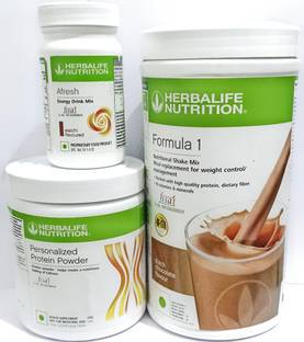 HERBALIFE Formula1 Chocolate 500g Protine Powder 200g & Elachi Afresh 50g Plant-Based Protein