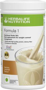 HERBALIFE Formula 1 Nutritional Shake Mix Banana Caramel Protein Shake