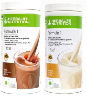 HERBALIFE FORMULA 1 CHOCOLATE & BANANA 2 PIECES Protein Shake