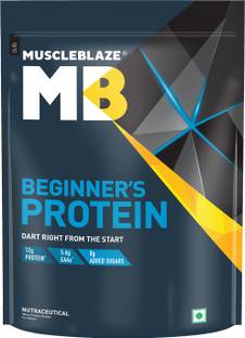 MUSCLEBLAZE Beginner's Whey Protein, No Added Sugar Whey Protein