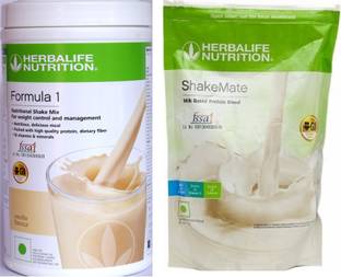 HERBALIFE Weight Loss Single Pack Formula 1 + SHAKEMATE Plant-Based Protein