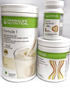 HERBALIFE Formula1 Vanila Flavor 500g Protine Powder 200g + Elachi Afresh 50g Waight Loss Protein Blends