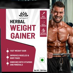 INTIMIFY Weight Gain Supplement, Body Building Powder, Muscle Building, Muscle mass gain Pre Workout