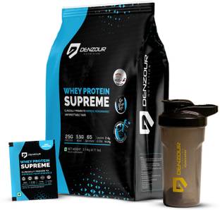 DENZOUR NUTRITION Whey Protein Supreme with Shaker Whey Protein
