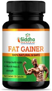 Siddha cure Mass Building Capsule, Weight Gain Capsule For Men And Women Weight Gainers/Mass Gainers