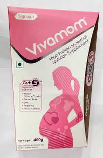 vivamom Maternal Nutrition in Pregnancy & Lactation(400g, Chocolate Flavored) Whey Protein