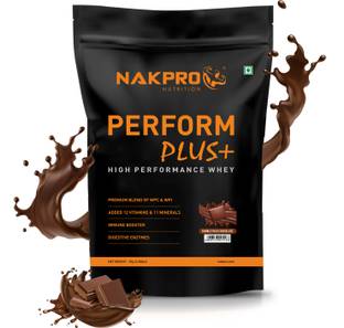 Nakpro PERFORM PLUS+ | 24g Protein | Concentrate & Isolate with Digestive Enzymes Whey Protein