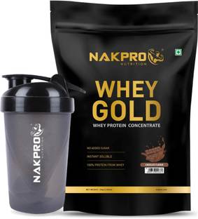 Nakpro Gold Whey Protein Concentrate with Protein Shaker Bottle Whey Protein