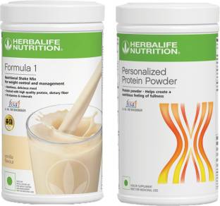 HERBALIFE WEIGHT LOSS COMBO Vanilla-500 GM+PROTEIN POWDER-400 GM Plant-Based Protein