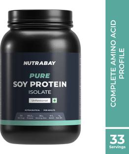 Nutrabay Pure 100% Soy Protein Isolate - Plant-Based Protein