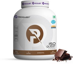 PROQUEST Iso Quest Whey Protein Isolate|Low Fat 27g Protein|Added Probiotics & Digezyme® Whey Protein