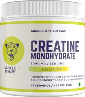 Muscle Asylum Creatine Monohydrate Powder - 50 Servings Creatine