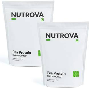 NUTROVA Pea Protein Isolate Powder 8g Protein Every 10g Scoop | Vegan & Gluten Free Plant-Based Protein