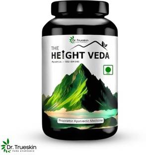 Dr.trueskin Height Veda Powder Bone Posture Complex Protein Supplement Plant-Based Protein