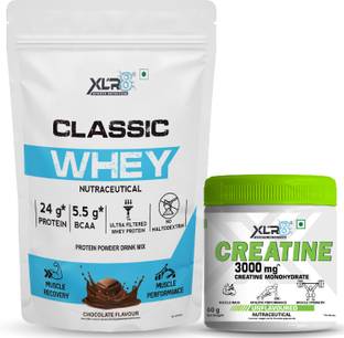 XLR8 Classic Whey , 24 g Protein, 5.5 BCAA, & Creatine Monohydrate Powder Whey Protein