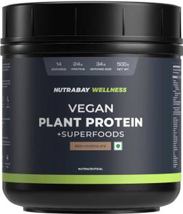 Nutrabay Wellness Vegan Plant Protein Powder + Superfoods Plant-Based Protein