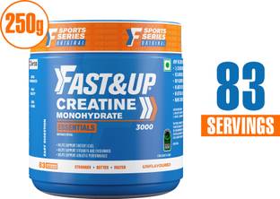 FAST&UP Creatine Monohydrate Essentials | Ultra Micronized | Easy Digestion -83 Servings Protein Blends