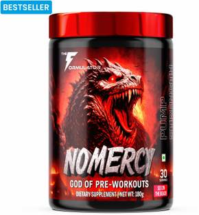 THE FORMULATOR NoMercy Pre-Workout | Beta Alanine | Citrulline | Caffeine | Vitamins Pre Workout