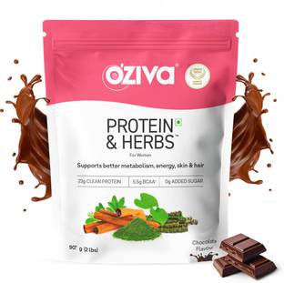 OZiva Protein & Herbs for Women |Manage Weight & Metabolism| Reduce Body Fat |No Sugar Whey Protein