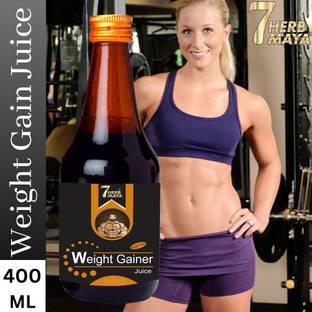 7Herbmaya Weight Gain Juice for Men & Women / Muscle Building Juice/ Mass Gainers Juice Weight Gainers/Mass Gainers