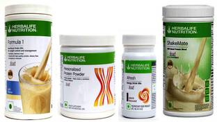 Herbalife Nutrition FORMULA1 KULFI PROTIEN 200 G AFRESH ENERGY DRINK ELAICHI SHAKEMATE 500 G Plant-Based Protein